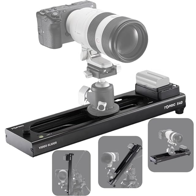 Binario slider motorizzato Accsoon TOPRIG-S40 con carrello e pulsanti di comando