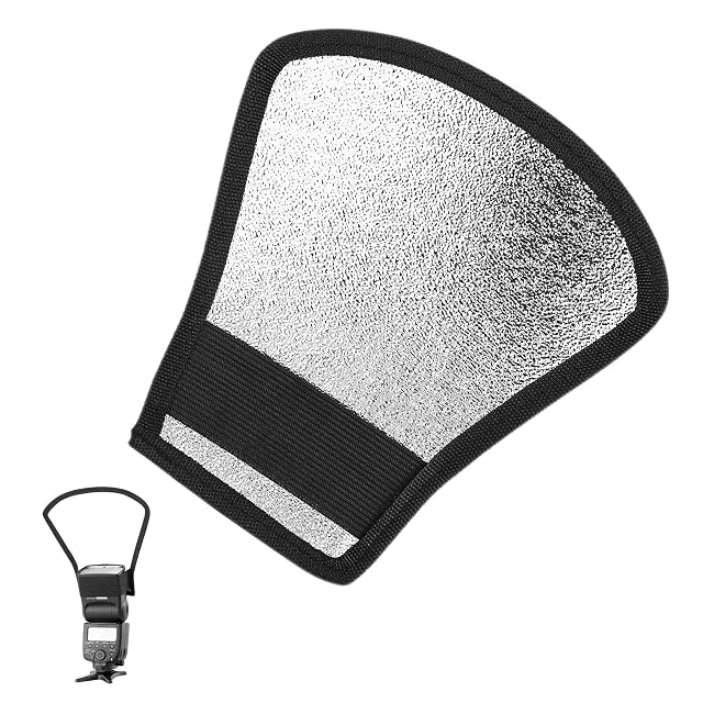Diffusore softbox per flash ANYUANKW con il pannello riflettente argento e bianco aperto