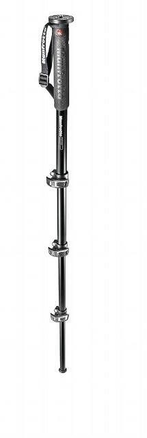 Monopiede Manfrotto MPMXPROA4 nero con le sue sezioni di tubo a profilo D