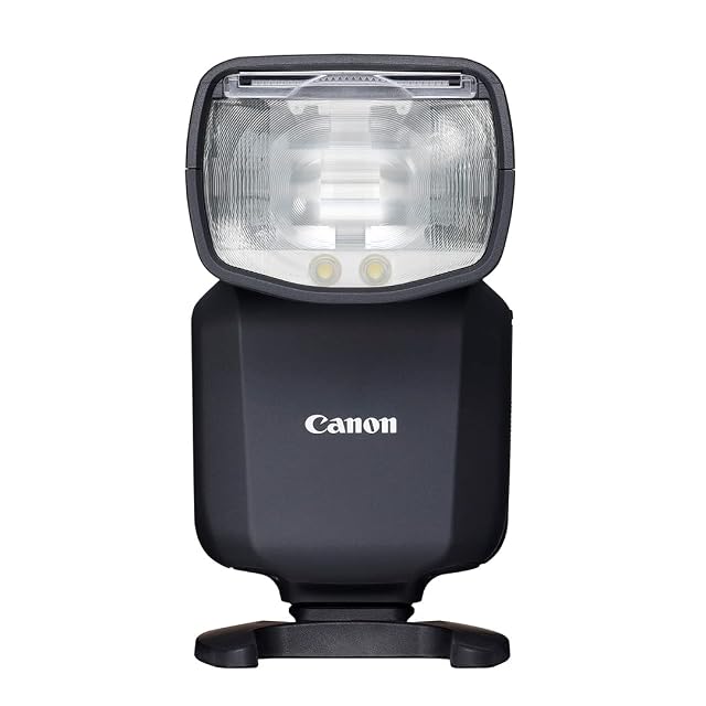 Flash Canon Speedlite EL-5 nero con la parabola larga e il piedino con blocco