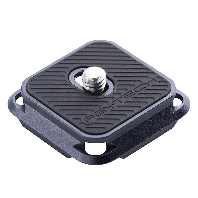 Piastra quadrata Arca-Swiss PGYTECH Snaplock in alluminio nero