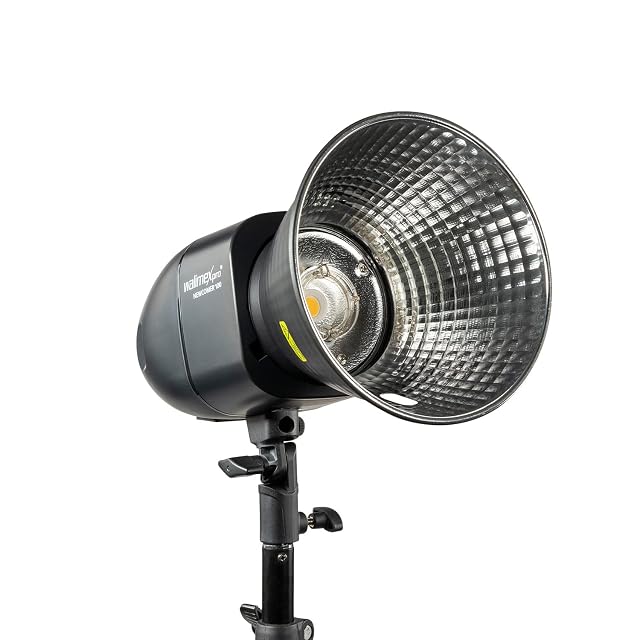Testa flash da studio Walimex pro Newcomer 100 II nera con la baionetta Bowens rivolta in avanti